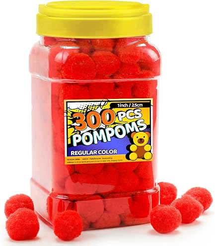 Amazon.com: Eppingwin 800pcs Yellow Sparkly Pompoms
